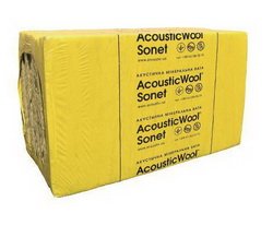 AcousticWool Sonet 50мм. (6 м2./уп.) 48кг/куб. м.  Мінеральна вата для звукоізоляції  10401 фото